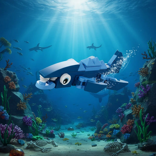Mosasaurus Building Block (1Pc)