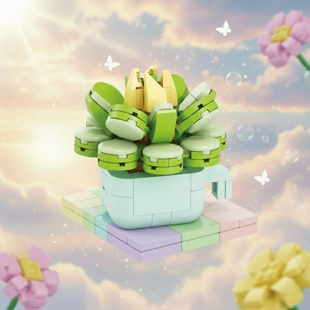 Echeveria Galuca Building Block Toy Plant(1pc)