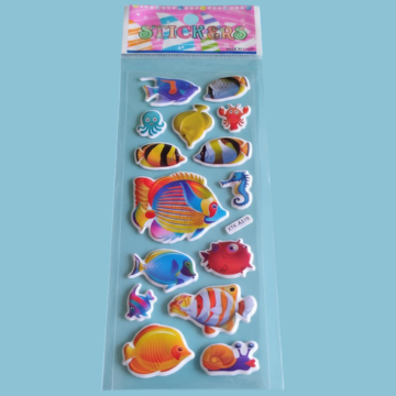 Fish Sticker Set (1Pc)