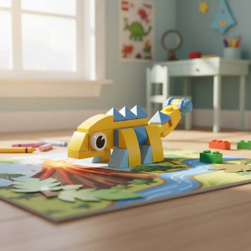 Ankylosaurus Building Block (1Pc)