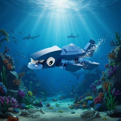 Mosasaurus Building Block (1Pc)