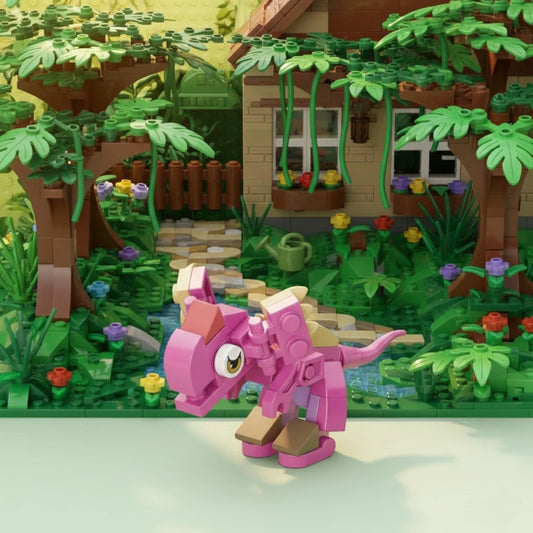 Dilophosaurus Building Block (1Pc)