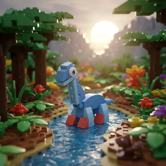 Brontosaurus Building Block (1Pc)