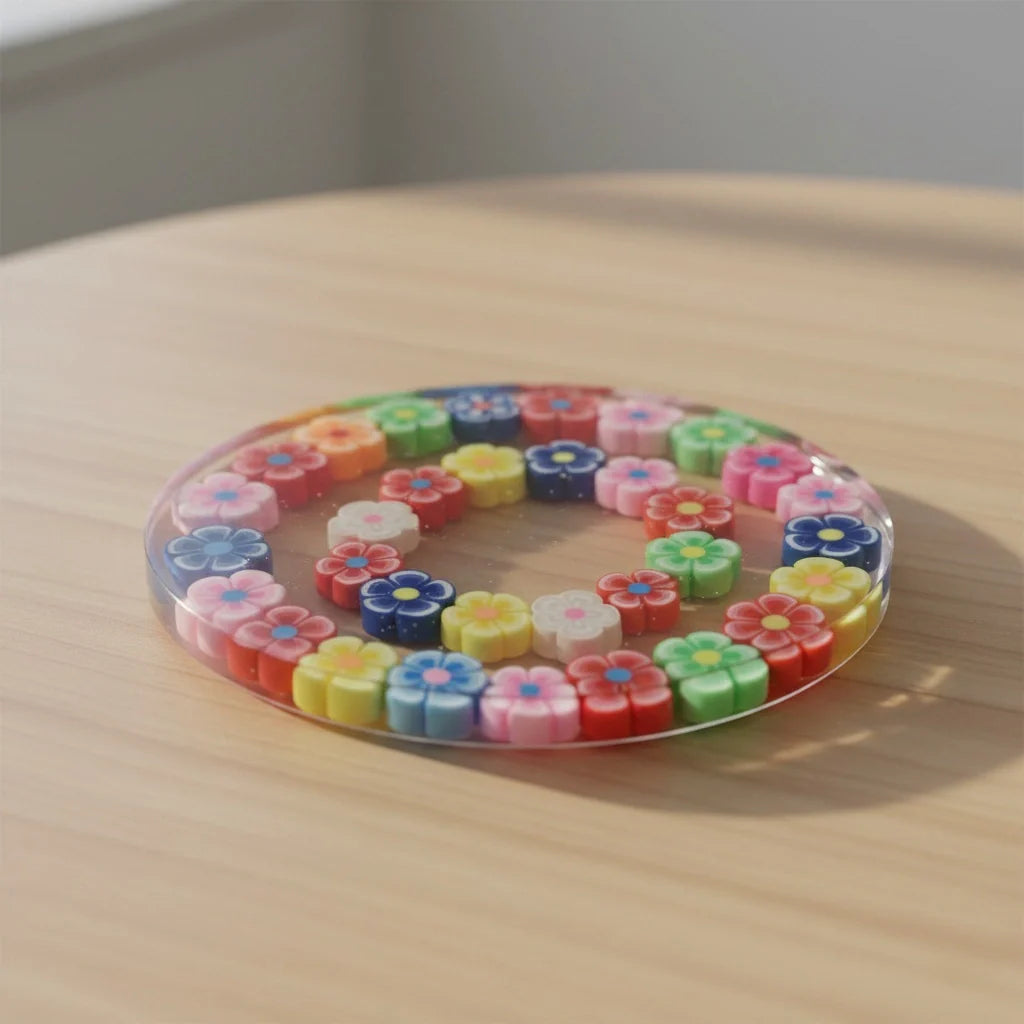 Miniature Resin Flowers (10 pcs)