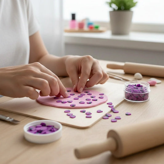 Miniature Polymer Clay Grapes (10pcs)