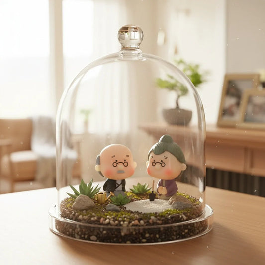 Miniature Old Couple Grandparents (Small)