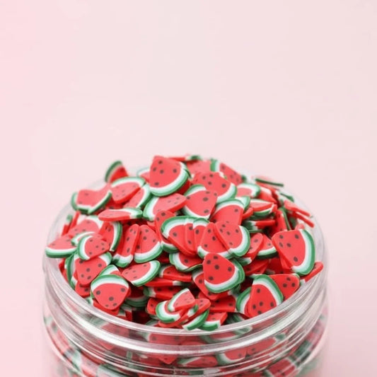 Miniature Polymer Clay Watermelon (10pcs)